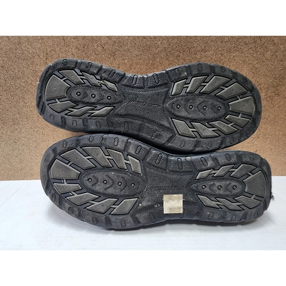 Skechers Cohagen Canvas Slip On Men memory foam Shoe Sz 13 in Black  16941S